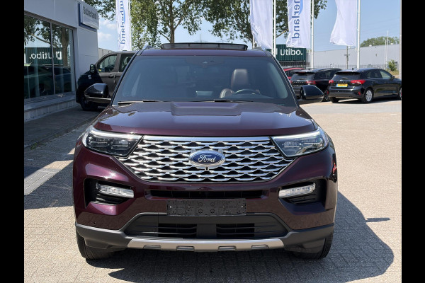 Ford Explorer 3.0 V6 EcoBoost PHEV Platinum | Afneembare trekhaak | Panoramadak | Bang&Olufsen | 360 graden camera | Stoelverwarming/koeling