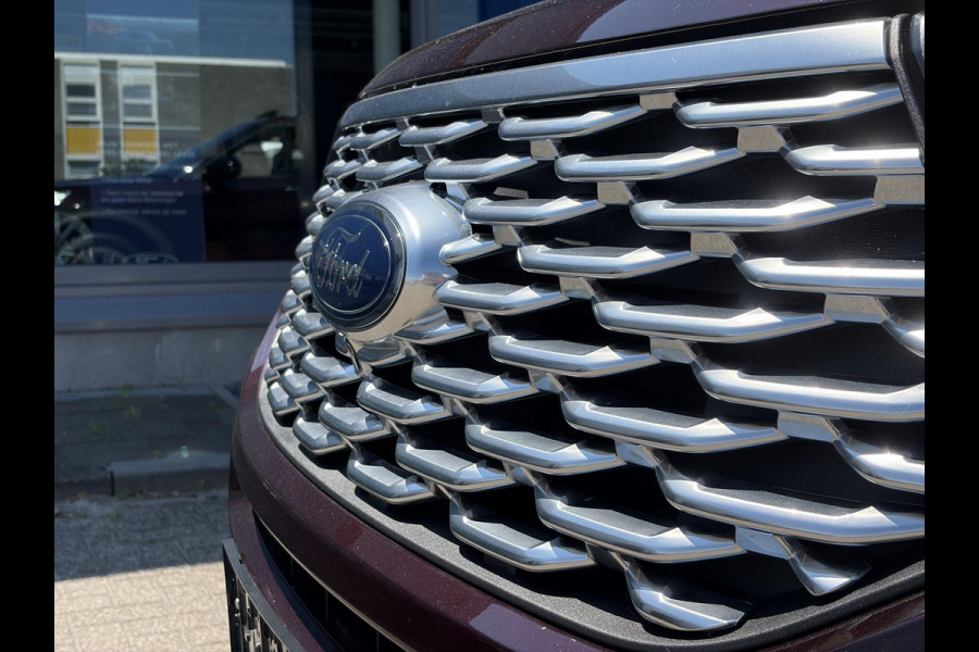 Ford Explorer 3.0 V6 EcoBoost PHEV Platinum | Afneembare trekhaak | Panoramadak | Bang&Olufsen | 360 graden camera | Stoelverwarming/koeling
