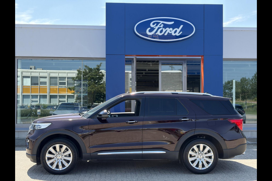 Ford Explorer 3.0 V6 EcoBoost PHEV Platinum | Afneembare trekhaak | Panoramadak | Bang&Olufsen | 360 graden camera | Stoelverwarming/koeling