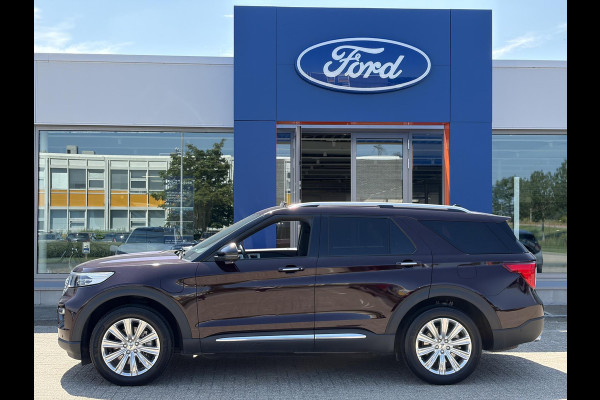 Ford Explorer 3.0 V6 EcoBoost PHEV Platinum | Afneembare trekhaak | Panoramadak | Bang&Olufsen | 360 graden camera | Stoelverwarming/koeling