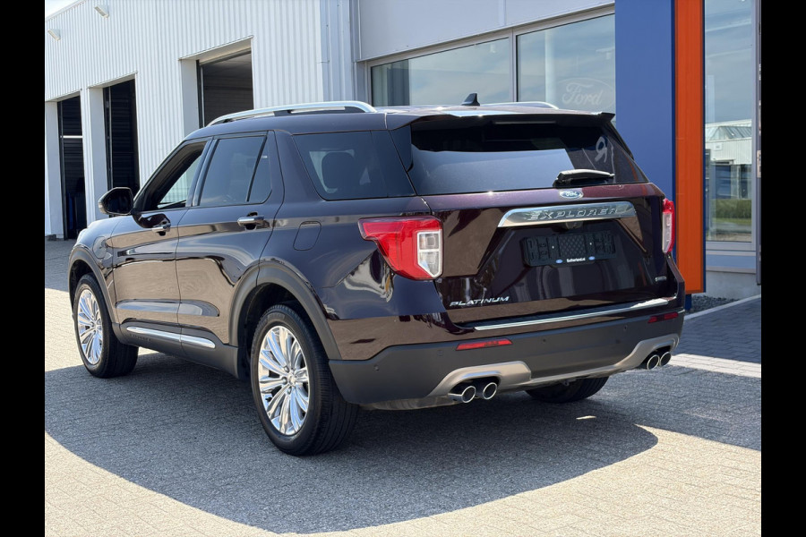 Ford Explorer 3.0 V6 EcoBoost PHEV Platinum | Afneembare trekhaak | Panoramadak | Bang&Olufsen | 360 graden camera | Stoelverwarming/koeling