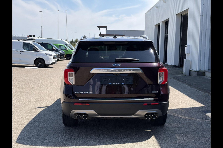 Ford Explorer 3.0 V6 EcoBoost PHEV Platinum | Afneembare trekhaak | Panoramadak | Bang&Olufsen | 360 graden camera | Stoelverwarming/koeling