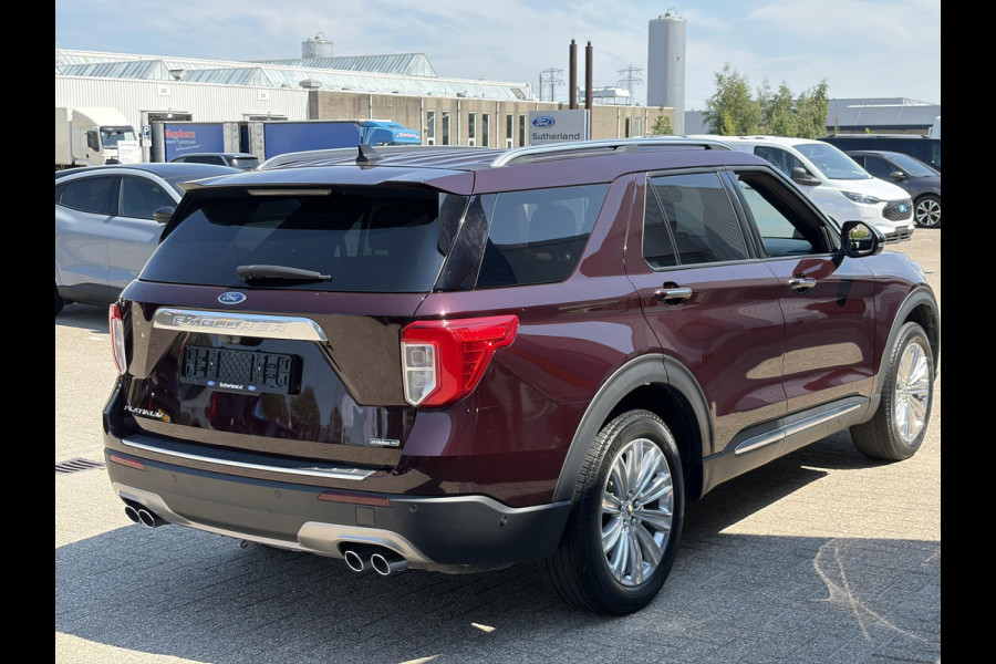 Ford Explorer 3.0 V6 EcoBoost PHEV Platinum | Afneembare trekhaak | Panoramadak | Bang&Olufsen | 360 graden camera | Stoelverwarming/koeling