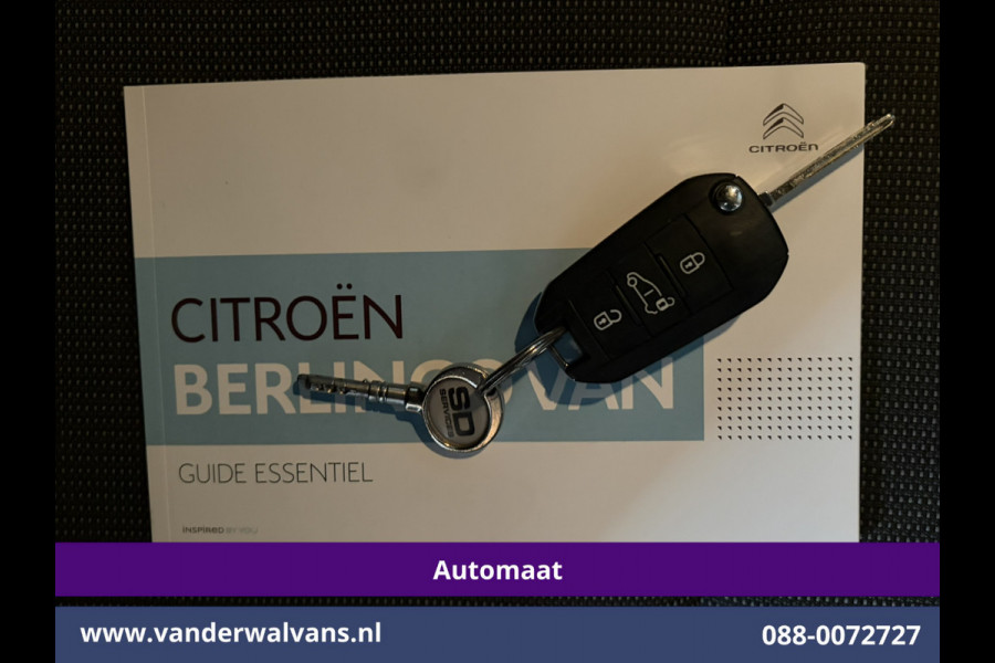 Citroën Berlingo 1.2 PureTech 130pk Automaat Benzine L1H1 Euro6 Airco | 3-Zits | Camera | Apple Carplay Cruisecontrol, Android Auto, Parkeersensoren