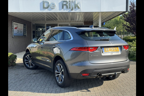 Jaguar F-Pace 2.0 Portfolio AWD 25t | Pano, Leder, Navi, Stoel+Stuurverw., Trekh., Carplay/Android | NAP | Dealeronderhouden |