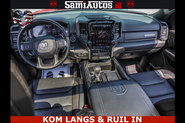 Dodge Ram GT TRX PACK | 5.7 V8 HEMI | FLAME RED | HULK PACK | LUCHTVERING | MEGA DIK | DC | DUBBLE CABINE | 5 PERSOONS | CREW CAB | GRIJS KENTEKEN | TRAIN HORN | EERSTE EIGENAAR | ORIGINEEL NEDERLANDSE AUTO | WIDE BODY | De specialist in Amerikaanse pick‑ups in Nederland en Europa.