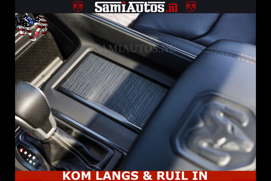 Dodge Ram GT TRX PACK | 5.7 V8 HEMI | FLAME RED | HULK PACK | LUCHTVERING | MEGA DIK | DC | DUBBLE CABINE | 5 PERSOONS | CREW CAB | GRIJS KENTEKEN | TRAIN HORN | EERSTE EIGENAAR | ORIGINEEL NEDERLANDSE AUTO | WIDE BODY | De specialist in Amerikaanse pick‑ups in Nederland en Europa.