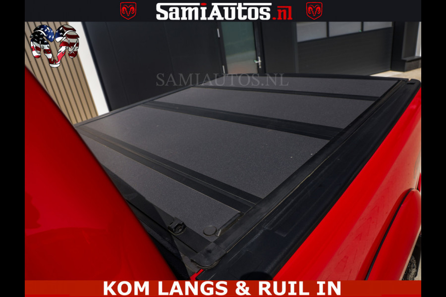 Dodge Ram GT TRX PACK | 5.7 V8 HEMI | FLAME RED | HULK PACK | LUCHTVERING | MEGA DIK | DC | DUBBLE CABINE | 5 PERSOONS | CREW CAB | GRIJS KENTEKEN | TRAIN HORN | EERSTE EIGENAAR | ORIGINEEL NEDERLANDSE AUTO | WIDE BODY | De specialist in Amerikaanse pick‑ups in Nederland en Europa.