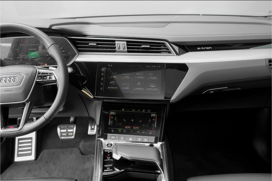 Audi Q8 e-tron 55 Quattro Advanced 115 kWh Pano ACC B&O SOH 92% 21"