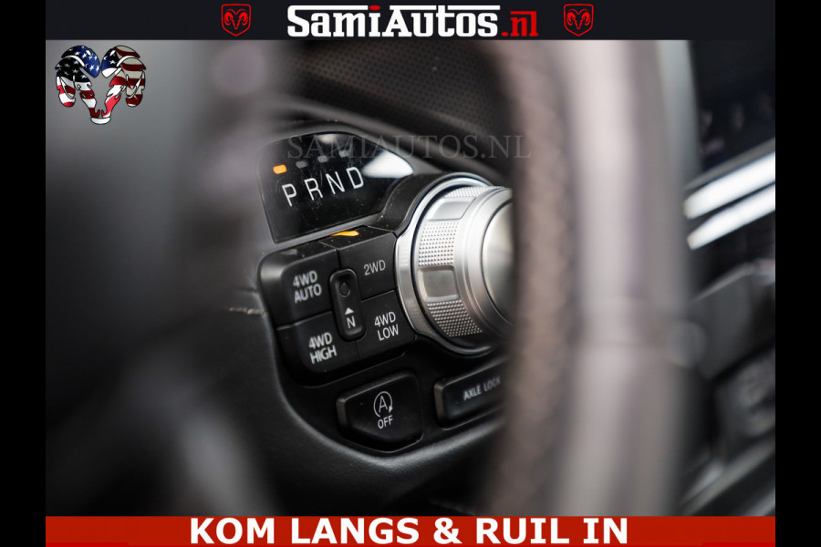 Dodge Ram LIMITED HULK | 5.7 V8 402PK HEMI | RAM VOL | HUD | LUCHTVERING | PANO | MWK KLEP | DC | 5 PERS | CREW CAB | DUBBELE CABINE | GRIJS KENTEKEN | MEEST COMFORTABELE BEDRIJFSAUTO | | De specialist in Amerikaanse pick‑ups in Nederland en Europa.