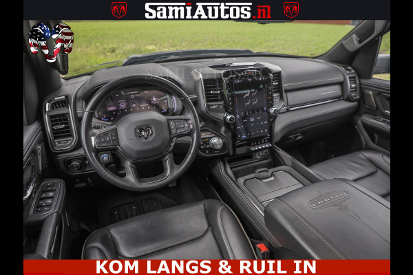 Dodge Ram LIMITED HULK | 5.7 V8 402PK HEMI | RAM VOL | HUD | LUCHTVERING | PANO | MWK KLEP | DC | 5 PERS | CREW CAB | DUBBELE CABINE | GRIJS KENTEKEN | MEEST COMFORTABELE BEDRIJFSAUTO | | De specialist in Amerikaanse pick‑ups in Nederland en Europa.