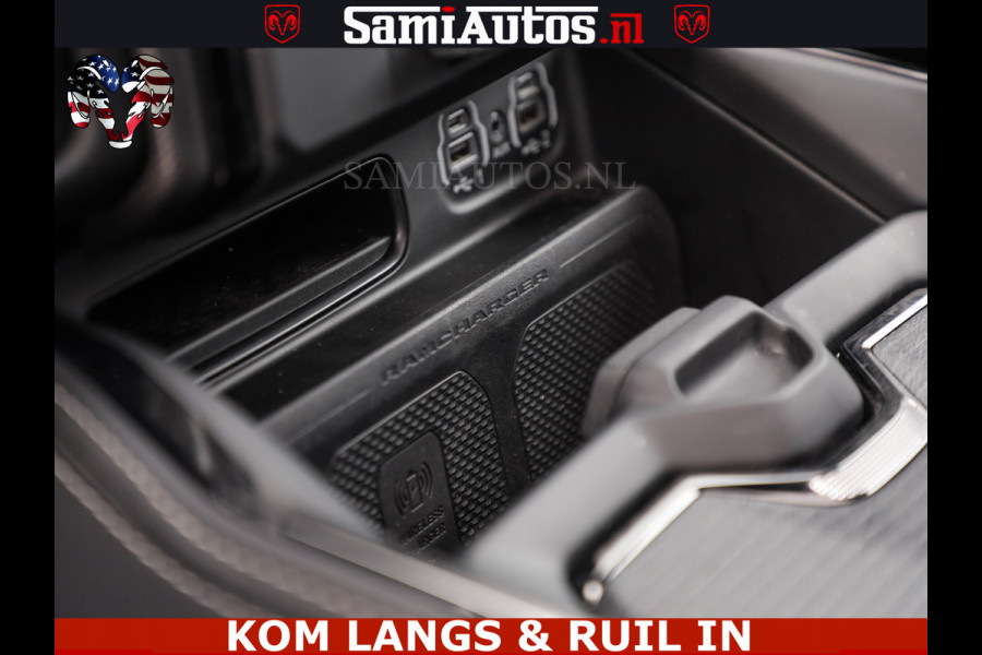 Dodge Ram LIMITED HULK | 5.7 V8 402PK HEMI | RAM VOL | HUD | LUCHTVERING | PANO | MWK KLEP | DC | 5 PERS | CREW CAB | DUBBELE CABINE | GRIJS KENTEKEN | MEEST COMFORTABELE BEDRIJFSAUTO | | De specialist in Amerikaanse pick‑ups in Nederland en Europa.