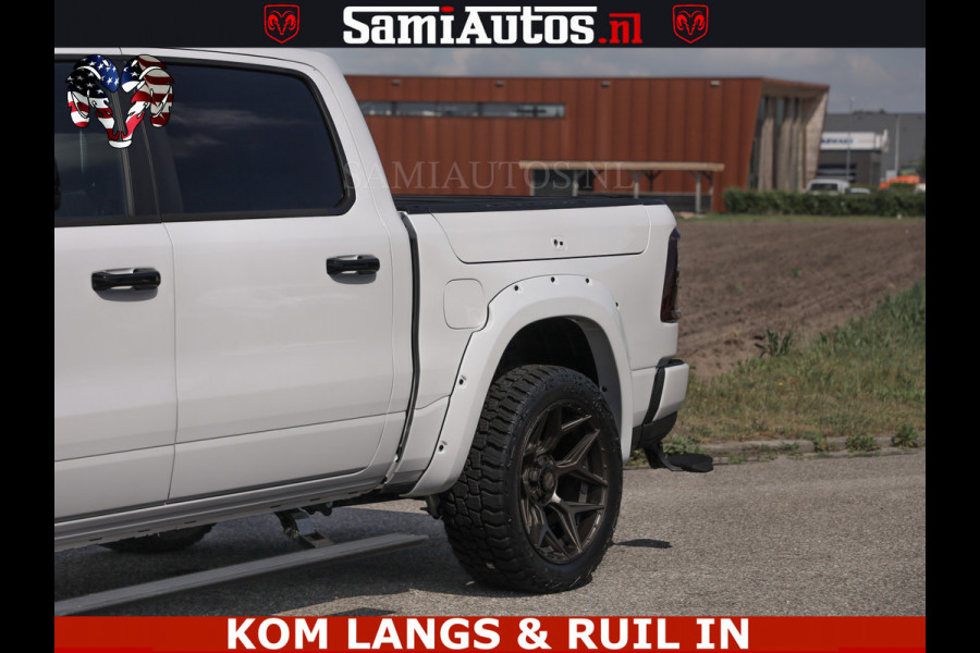 Dodge Ram LIMITED H.O 540PK 706Nm | Massage + Full Option | De Meest Luxe en Volle Pick-Up in zijn Klasse | Comfortabele Dubbele Cabine met Royale 5 Zitplaatsen | BPM vrij | Nu Leverbaar uit Voorraad | Voorraad Nr 2336 - 7700 | De specialist in Amerikaanse pick‑ups in Nederland en Europa.