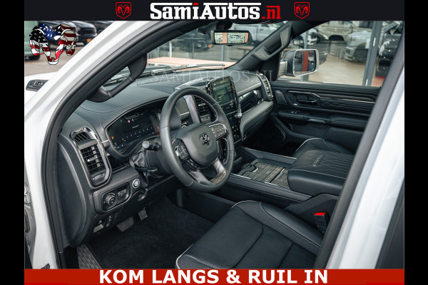 Dodge Ram LIMITED H.O 540PK 706Nm | Massage + Full Option | De Meest Luxe en Volle Pick-Up in zijn Klasse | Comfortabele Dubbele Cabine met Royale 5 Zitplaatsen | BPM vrij | Nu Leverbaar uit Voorraad | Voorraad Nr 2336 - 7700 | De specialist in Amerikaanse pick‑ups in Nederland en Europa.