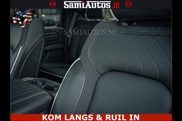 Dodge Ram LIMITED H.O 540PK 706Nm | Massage + Full Option | De Meest Luxe en Volle Pick-Up in zijn Klasse | Comfortabele Dubbele Cabine met Royale 5 Zitplaatsen | BPM vrij | Nu Leverbaar uit Voorraad | Voorraad Nr 2336 - 7700 | De specialist in Amerikaanse pick‑ups in Nederland en Europa.