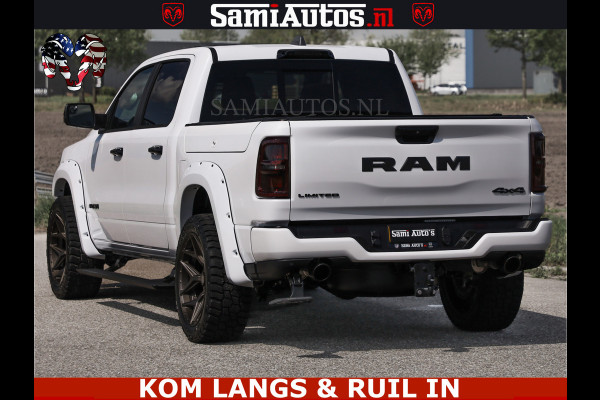 Dodge Ram LIMITED H.O 540PK 706Nm | Massage + Full Option | De Meest Luxe en Volle Pick-Up in zijn Klasse | Comfortabele Dubbele Cabine met Royale 5 Zitplaatsen | BPM vrij | Nu Leverbaar uit Voorraad | Voorraad Nr 2336 - 7700 | De specialist in Amerikaanse pick‑ups in Nederland en Europa.