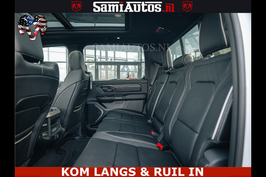 Dodge Ram LIMITED H.O 540PK 706Nm | Massage + Full Option | De Meest Luxe en Volle Pick-Up in zijn Klasse | Comfortabele Dubbele Cabine met Royale 5 Zitplaatsen | BPM vrij | Nu Leverbaar uit Voorraad | Voorraad Nr 2336 - 7700 | De specialist in Amerikaanse pick‑ups in Nederland en Europa.