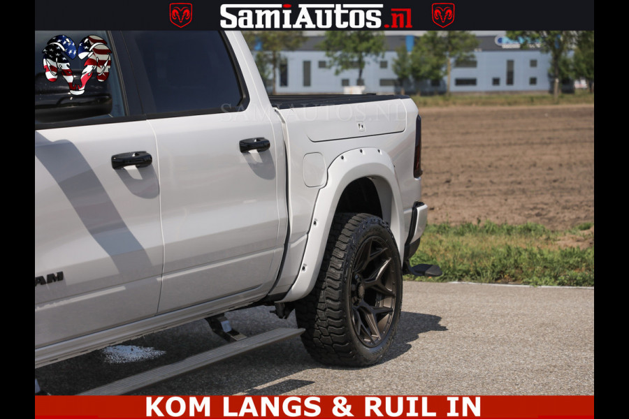 Dodge Ram LIMITED H.O 540PK 706Nm | Massage + Full Option | De Meest Luxe en Volle Pick-Up in zijn Klasse | Comfortabele Dubbele Cabine met Royale 5 Zitplaatsen | BPM vrij | Nu Leverbaar uit Voorraad | Voorraad Nr 2336 - 7700 | De specialist in Amerikaanse pick‑ups in Nederland en Europa.