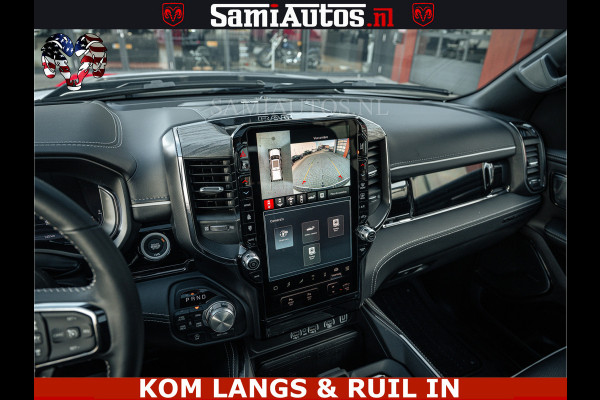 Dodge Ram LIMITED H.O 540PK 706Nm | Massage + Full Option | De Meest Luxe en Volle Pick-Up in zijn Klasse | Comfortabele Dubbele Cabine met Royale 5 Zitplaatsen | BPM vrij | Nu Leverbaar uit Voorraad | Voorraad Nr 2336 - 7700 | De specialist in Amerikaanse pick‑ups in Nederland en Europa.