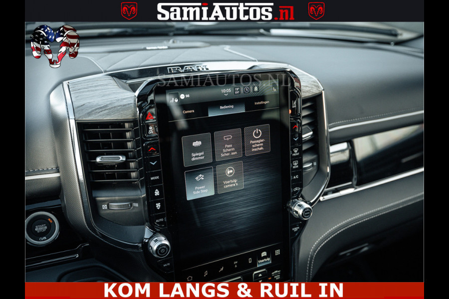 Dodge Ram LIMITED H.O 540PK 706Nm | Massage + Full Option | De Meest Luxe en Volle Pick-Up in zijn Klasse | Comfortabele Dubbele Cabine met Royale 5 Zitplaatsen | BPM vrij | Nu Leverbaar uit Voorraad | Voorraad Nr 2336 - 7700 | De specialist in Amerikaanse pick‑ups in Nederland en Europa.