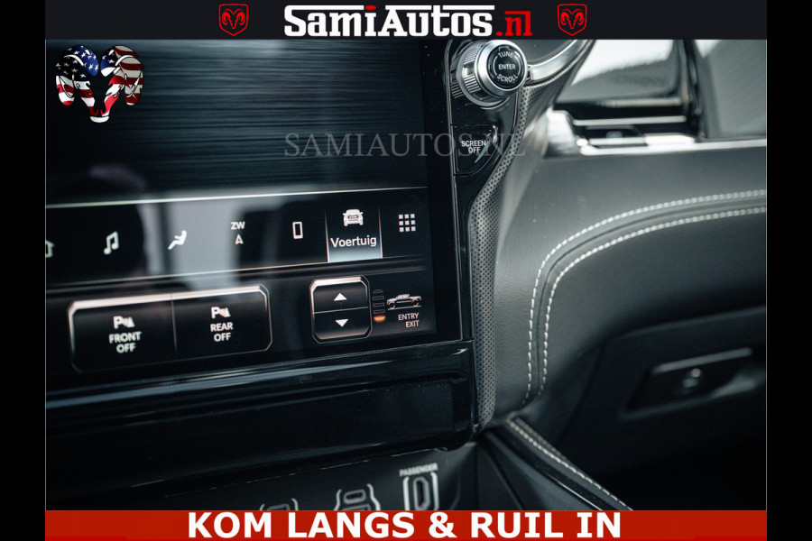 Dodge Ram LIMITED H.O 540PK 706Nm | Massage + Full Option | De Meest Luxe en Volle Pick-Up in zijn Klasse | Comfortabele Dubbele Cabine met Royale 5 Zitplaatsen | BPM vrij | Nu Leverbaar uit Voorraad | Voorraad Nr 2336 - 7700 | De specialist in Amerikaanse pick‑ups in Nederland en Europa.