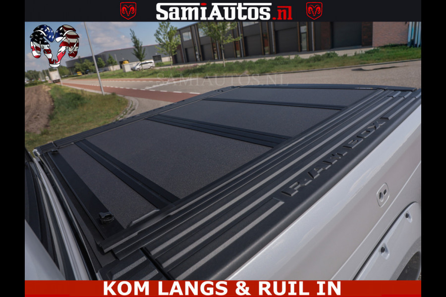 Dodge Ram LIMITED H.O 540PK 706Nm | Massage + Full Option | De Meest Luxe en Volle Pick-Up in zijn Klasse | Comfortabele Dubbele Cabine met Royale 5 Zitplaatsen | BPM vrij | Nu Leverbaar uit Voorraad | Voorraad Nr 2336 - 7700 | De specialist in Amerikaanse pick‑ups in Nederland en Europa.