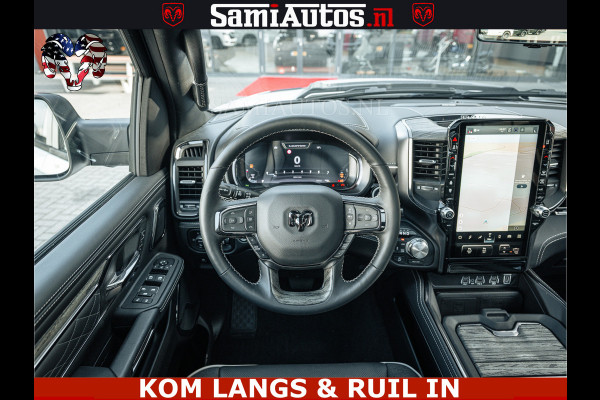 Dodge Ram LIMITED H.O 540PK 706Nm | Massage + Full Option | De Meest Luxe en Volle Pick-Up in zijn Klasse | Comfortabele Dubbele Cabine met Royale 5 Zitplaatsen | BPM vrij | Nu Leverbaar uit Voorraad | Voorraad Nr 2336 - 7700 | De specialist in Amerikaanse pick‑ups in Nederland en Europa.