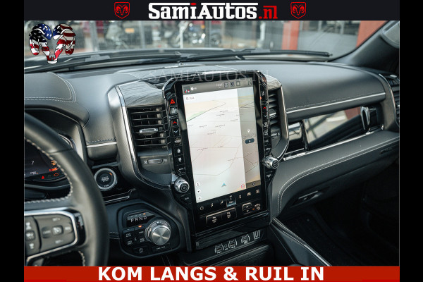 Dodge Ram LIMITED H.O 540PK 706Nm | Massage + Full Option | De Meest Luxe en Volle Pick-Up in zijn Klasse | Comfortabele Dubbele Cabine met Royale 5 Zitplaatsen | BPM vrij | Nu Leverbaar uit Voorraad | Voorraad Nr 2336 - 7700 | De specialist in Amerikaanse pick‑ups in Nederland en Europa.