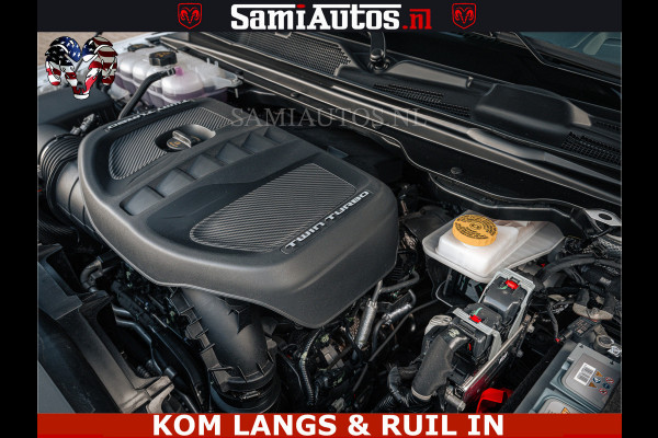 Dodge Ram LIMITED H.O 540PK 706Nm | Massage + Full Option | De Meest Luxe en Volle Pick-Up in zijn Klasse | Comfortabele Dubbele Cabine met Royale 5 Zitplaatsen | BPM vrij | Nu Leverbaar uit Voorraad | Voorraad Nr 2336 - 7700 | De specialist in Amerikaanse pick‑ups in Nederland en Europa.