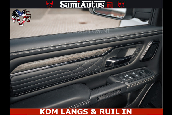 Dodge Ram LIMITED H.O 540PK 706Nm | Massage + Full Option | De Meest Luxe en Volle Pick-Up in zijn Klasse | Comfortabele Dubbele Cabine met Royale 5 Zitplaatsen | BPM vrij | Nu Leverbaar uit Voorraad | Voorraad Nr 2336 - 7700 | De specialist in Amerikaanse pick‑ups in Nederland en Europa.