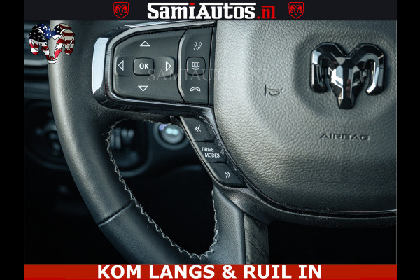 Dodge Ram LIMITED H.O 540PK 706Nm | Massage + Full Option | De Meest Luxe en Volle Pick-Up in zijn Klasse | Comfortabele Dubbele Cabine met Royale 5 Zitplaatsen | BPM vrij | Nu Leverbaar uit Voorraad | Voorraad Nr 2336 - 7700 | De specialist in Amerikaanse pick‑ups in Nederland en Europa.