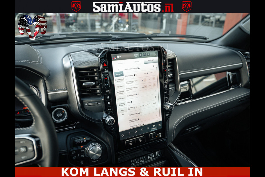 Dodge Ram LIMITED H.O 540PK 706Nm | Massage + Full Option | De Meest Luxe en Volle Pick-Up in zijn Klasse | Comfortabele Dubbele Cabine met Royale 5 Zitplaatsen | BPM vrij | Nu Leverbaar uit Voorraad | Voorraad Nr 2336 - 7700 | De specialist in Amerikaanse pick‑ups in Nederland en Europa.