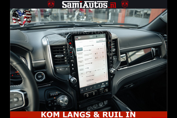 Dodge Ram LIMITED H.O 540PK 706Nm | Massage + Full Option | De Meest Luxe en Volle Pick-Up in zijn Klasse | Comfortabele Dubbele Cabine met Royale 5 Zitplaatsen | BPM vrij | Nu Leverbaar uit Voorraad | Voorraad Nr 2336 - 7700 | De specialist in Amerikaanse pick‑ups in Nederland en Europa.
