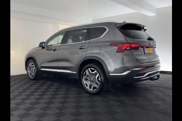 Hyundai Santa Fe 1.6 T-GDI Comfort Smart Sky AWD [ 7-Pers. ] {SoH-100%} (Plug-In) (INCL-BTW) *PANO | LEATHER | FULL-LED | ADAPTIVE-CRUISE | BLINDSPOT | MEMORY-PACK | DIGI-COCKPIT | SHIFTPADDLES | PRIVACYGLASS | NAVI-FULLMAP | KEYLESS | TOWBAR | CARBON | 19''ALU*