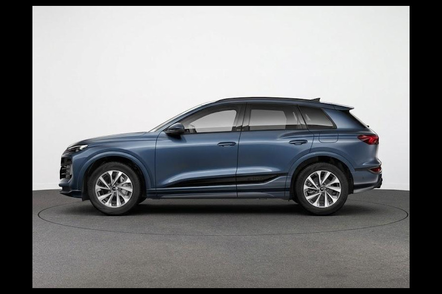 Audi Q6 e-tron Advanced edition e-tron 83 Kwh 252 pk | Trekhaak, mechanisch draaibaar | Warmtewerend glas donker tint | Sportstoel zwart leder-kunstl | Volledig in carrosseriekleur |