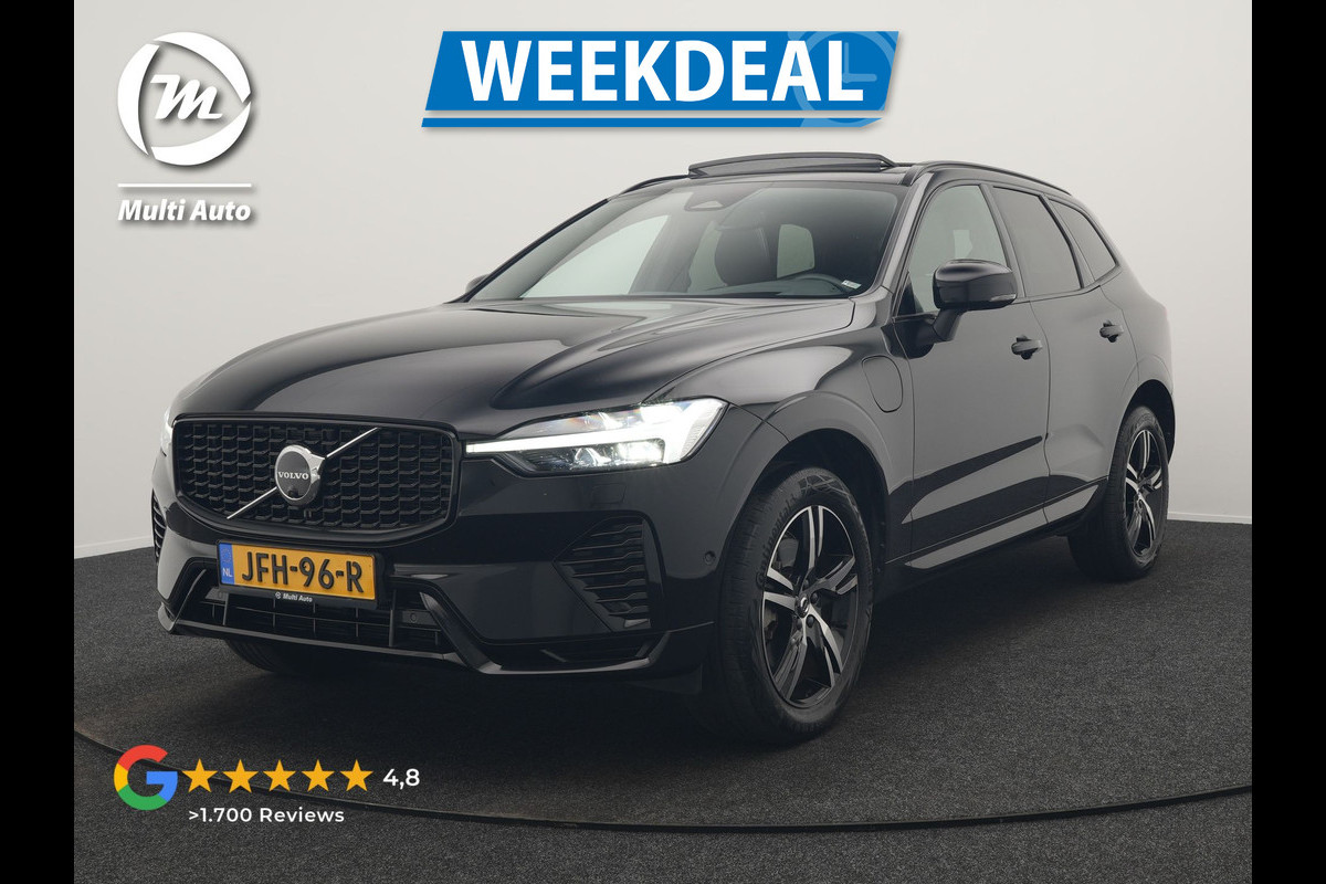 Volvo XC60 T8 AWD Plus Dark LONG RANGE PHEV 456pk Dealer O.H | Panodak | 360 Camera | Adaptive Cruise | Head Up | Adaptieve Full LED Koplampen |  Sportstoelen Memory & Verwarmd | Google Assistant | Apple Carplay | Keyless | Navigatie | Virtual | DAB |  Plug In Hybrid |