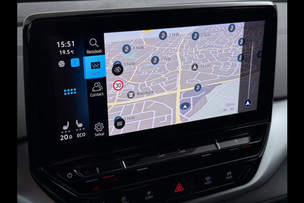 Volkswagen ID.4 Pro 82kWh SOH 93% Adap.Cruise Camera Stuur+Stoelverwarming 3-Zone Ecc Navi Apple Carplay Android Auto Lmv 19" Isofix Led Keyless Advanced Comfort Pakket Plus Assistance Pakket 1e Eigenaar Origineel Nederlandse Auto