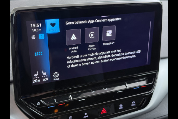 Volkswagen ID.4 Pro 82kWh SOH 93% Adap.Cruise Camera Stuur+Stoelverwarming 3-Zone Ecc Navi Apple Carplay Android Auto Lmv 19" Isofix Led Keyless Advanced Comfort Pakket Plus Assistance Pakket 1e Eigenaar Origineel Nederlandse Auto