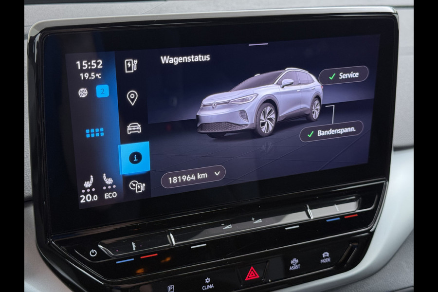 Volkswagen ID.4 Pro 82kWh SOH 93% Adap.Cruise Camera Stuur+Stoelverwarming 3-Zone Ecc Navi Apple Carplay Android Auto Lmv 19" Isofix Led Keyless Advanced Comfort Pakket Plus Assistance Pakket 1e Eigenaar Origineel Nederlandse Auto