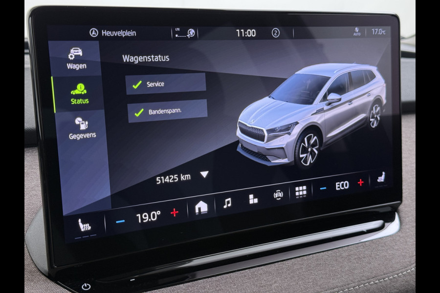Škoda ENYAQ iV 60 First Edition SOH 92% Adap.Cruise Camera Elek.Stoel+Memory Stoel+Stuurverwarming 3-Zone Ecc Apple Carplay Android Auto Pdc P-Assist Privacy Glas Lmv Led-Matrix Isofix Keyless advanced Bleutooth Rijstrooksensor 1e Eigenaar Dealeronderhouden Origineel Nederlandse Auto
