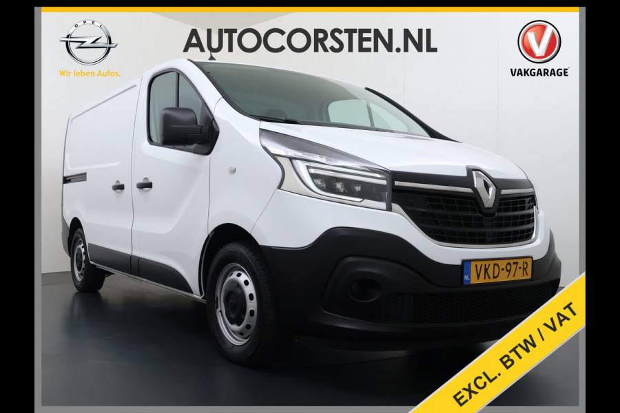 Renault Trafic 2.0dCi 120PK T29 L1H1 Trekhaak Airco Navi Euro 6 Cruise Control Bluetooth Pdc Betonplex Vloer Wandbetimmering Schuifdeur 2.000KG Trekgewicht 1e Eigenaar Origineel Nederlandse Auto
