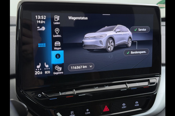 Volkswagen ID.4 1st 82kWh SOH 90% Trekhaak Warmtepomp Adap.Cruise Camera Stuur+Stoelverwarming Navi Ecc Apple Carplay Android Auto Privacy Glas Lmv Led Isofix Voorruitverwarming 1.000KG Trekgewicht