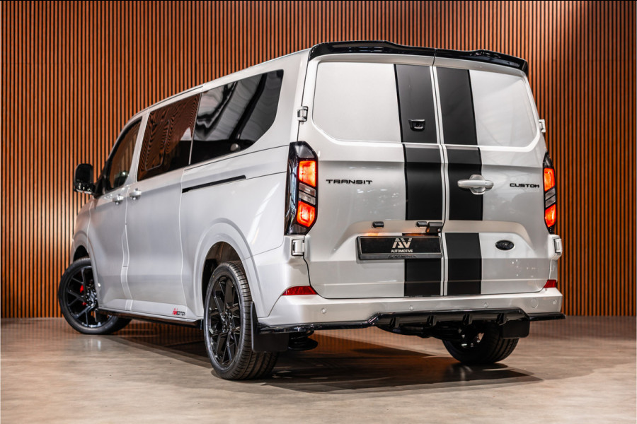 Ford Transit Custom 300 2.0 TDCI L2H1 Limited DC | BPM VRIJ | Dubbel Cabine | Elec schuifdeuren | ACC | Blind Spot | 360 Camera | CarPlay | Navigatie | Stoelverwarming | 5-Zitter | BPM Vrij