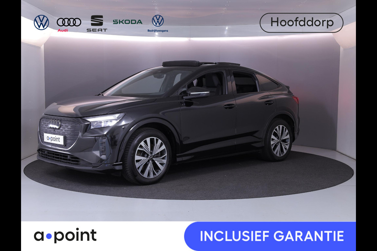 Audi Q4 e-tron 40 S edition 77 kWh 204 pk | SOH 97,99% |  Navigatie | Panoramadak | Parkeersensoren (Park assist) | Achteruitrijcamera | Autom. airco (3 zones) | Keyless | S-Line |