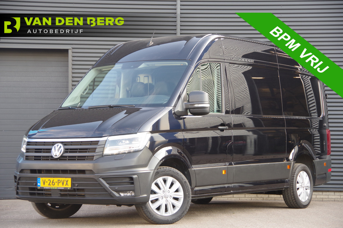 Volkswagen Crafter 35 2.0 TDI L3H3(L2H2) 3-ZITS, 177PK AUT. LED, ADAPT. CRUISE, STOELVERWARMING, STUURVERWARMING, VOORRUIT VERWARMING, STANDKACHEL,
