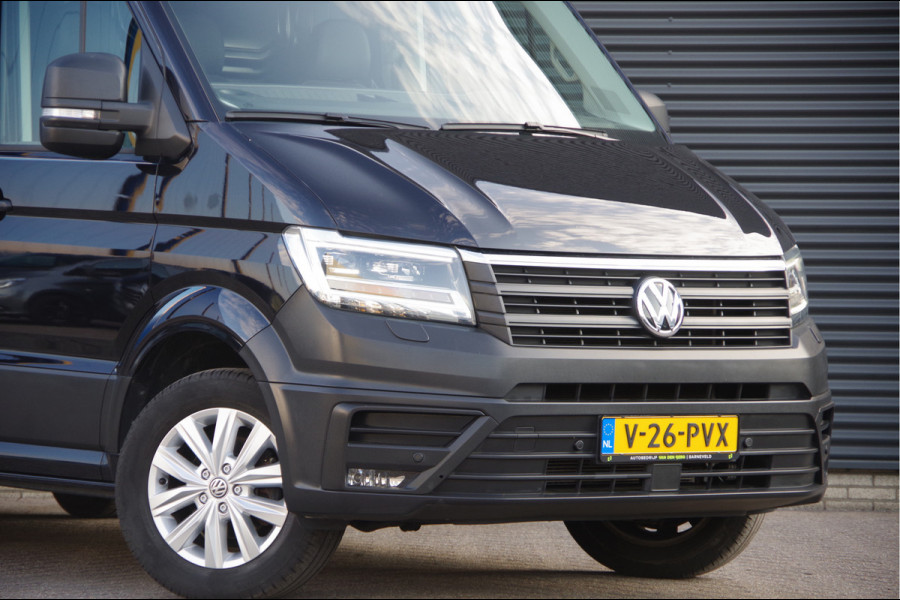 Volkswagen Crafter 35 2.0 TDI L3H3(L2H2) 3-ZITS, 177PK AUT. LED, ADAPT. CRUISE, STOELVERWARMING, STUURVERWARMING, VOORRUIT VERWARMING, STANDKACHEL,