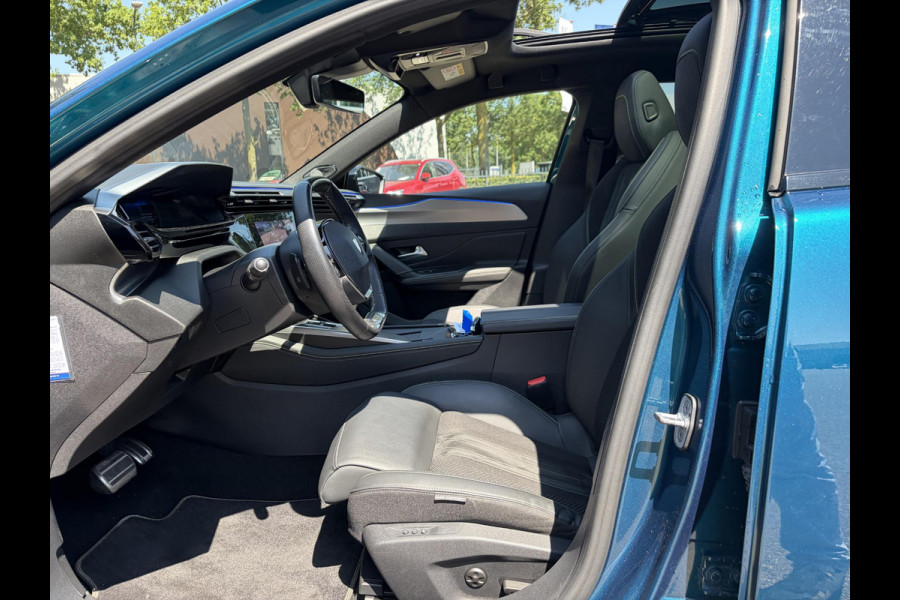 Peugeot 408 1.6 HYbrid GT 225 EAT8 First Edition FULL OPTION!| PANO| FOCAL AUDIO| MEMORY STOEL| 360 CAMERA| ADAPTIVE CRUISE CONTROL| STOEL + STUURVERWARMING| ELEKTRISCHE ACHTERKLEP| RIJKLAAR GELEVERD INCL. 12 MND BOVAG GARANTIE