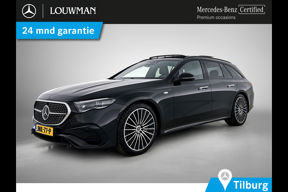 Mercedes-Benz E-Klasse Estate 300 e Sport Edition | AMG Line | Panorama dak | Burmester® 4D surround sound system | Widescreen | Apple CarPlay Inclusief 24 maanden MB Certified garantie voor Europa.