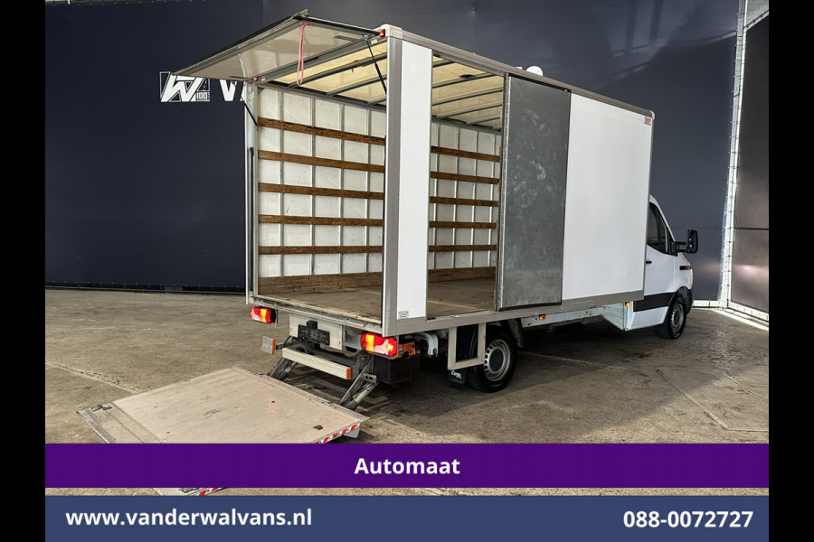 Mercedes-Benz Sprinter 317 CDI 170pk 9G-Tronic Automaat Bakwagen Laadklep 21m3 KUUB Zijdeur Euro6 Airco | Lat om Lat betimmering | Leder Bijrijdersbank