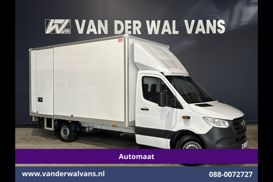 Mercedes-Benz Sprinter 317 CDI 170pk 9G-Tronic Automaat Bakwagen Laadklep 21m3 KUUB Zijdeur Euro6 Airco | Lat om Lat betimmering | Leder Bijrijdersbank